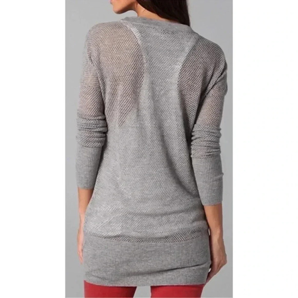 James Perse cashmere & wool mesh net sweater - Picture 2 of 12